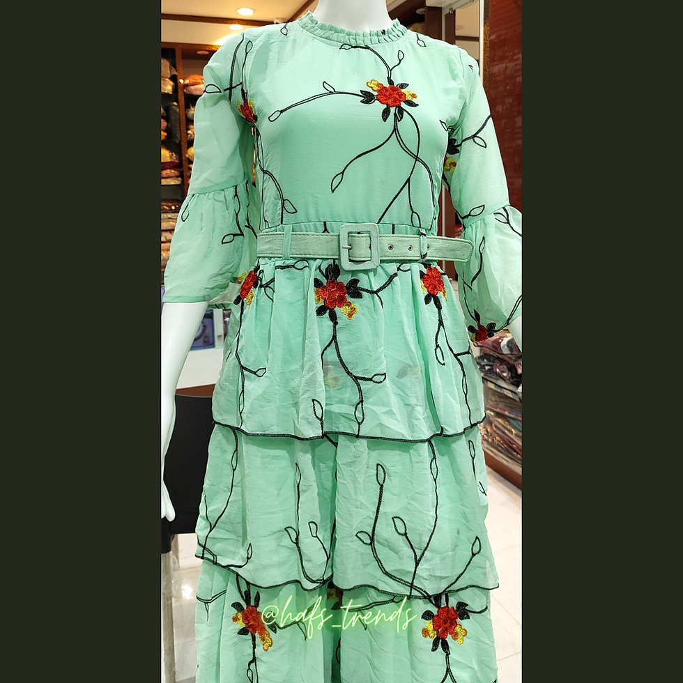 Thumbnail: Western  full maxi with hip belt
