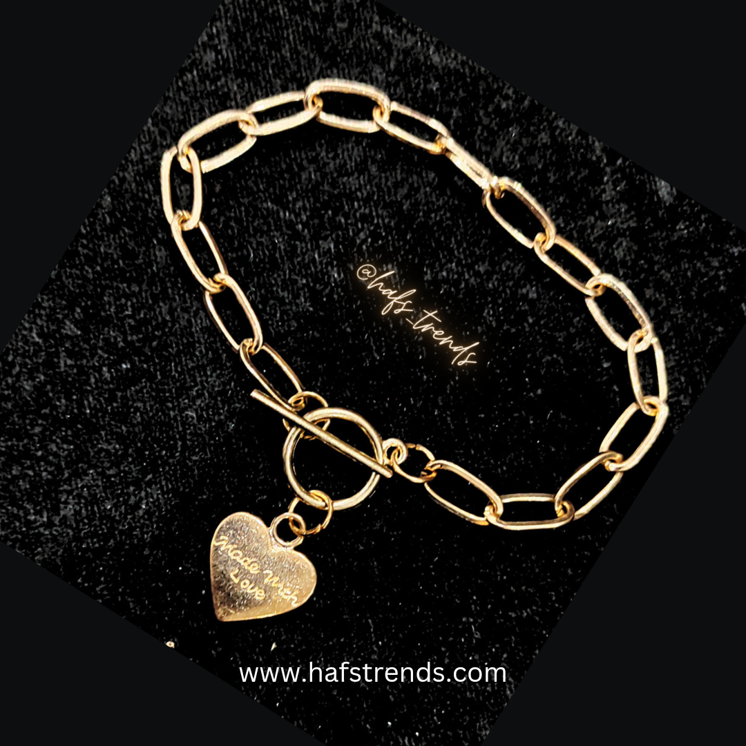 Imported heart bracelet
