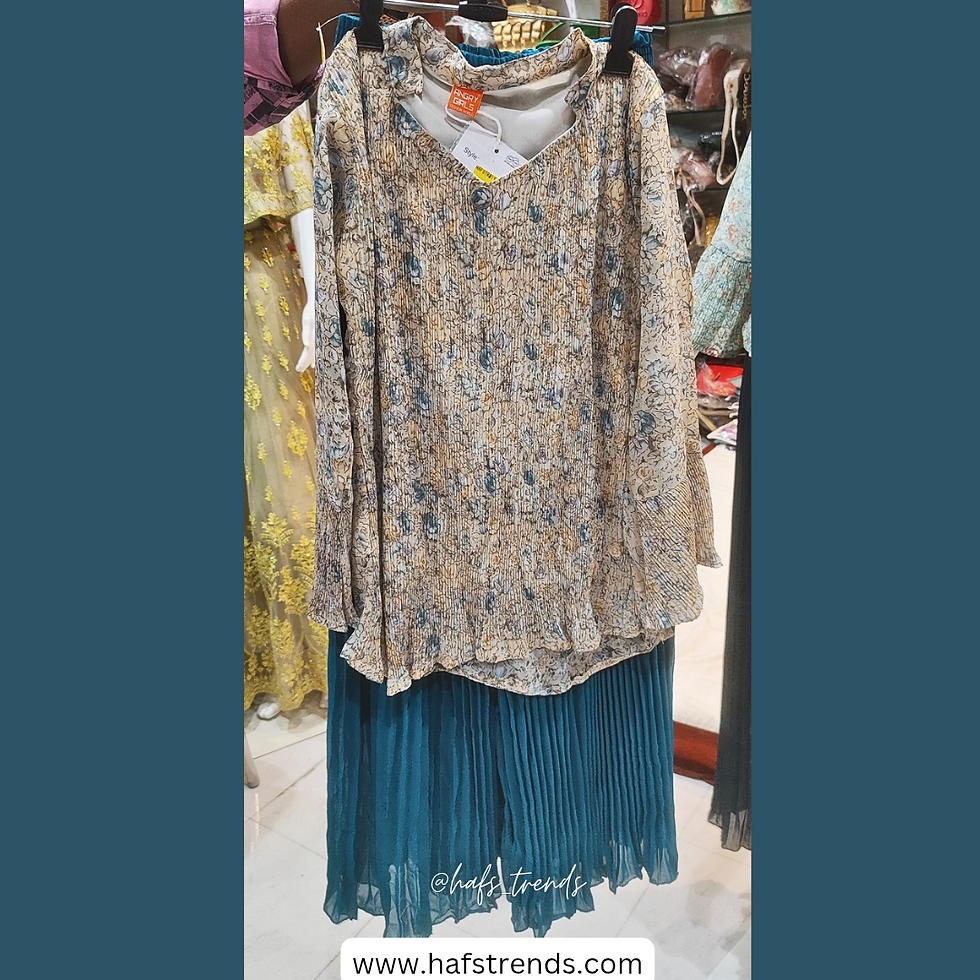 Thumbnail: Western top & palazo pant