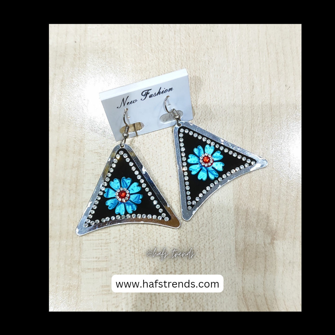 Fancy flower earrings