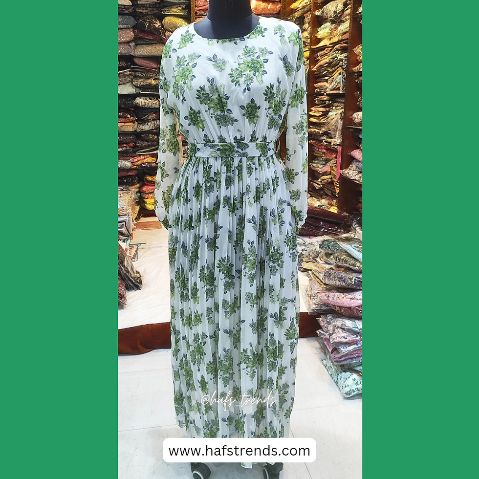 Thumbnail: Georgette western gown