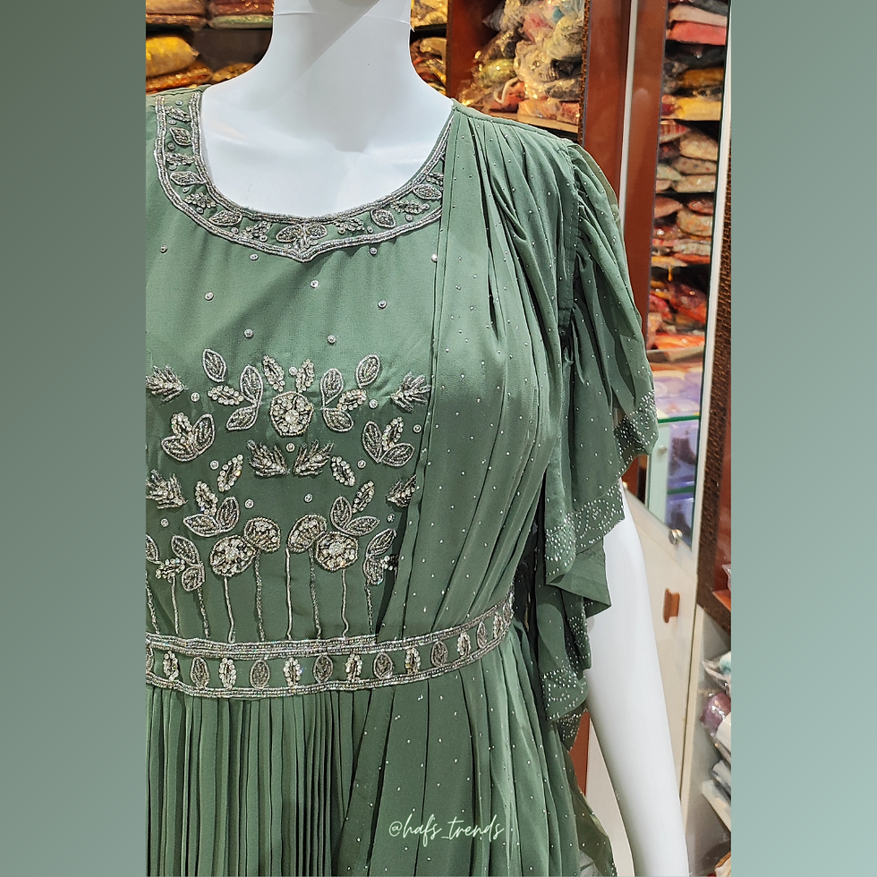 Thumbnail: Beautiful party wear gown