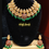 Thumbnail: Goldmatte lakshmi necklace & earrings