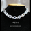 Thumbnail: American diamond square neckset