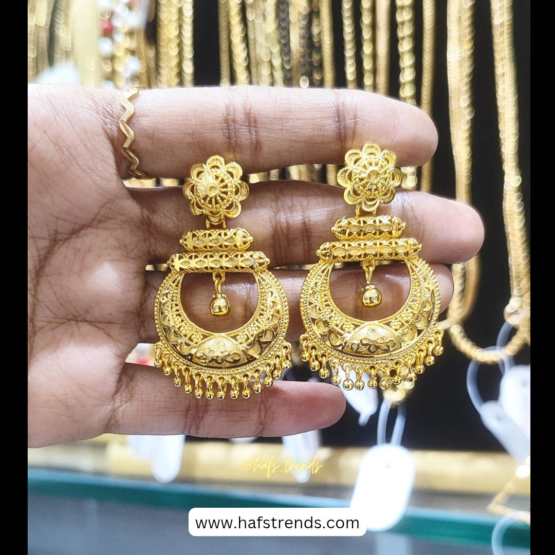 Gold plated earrings