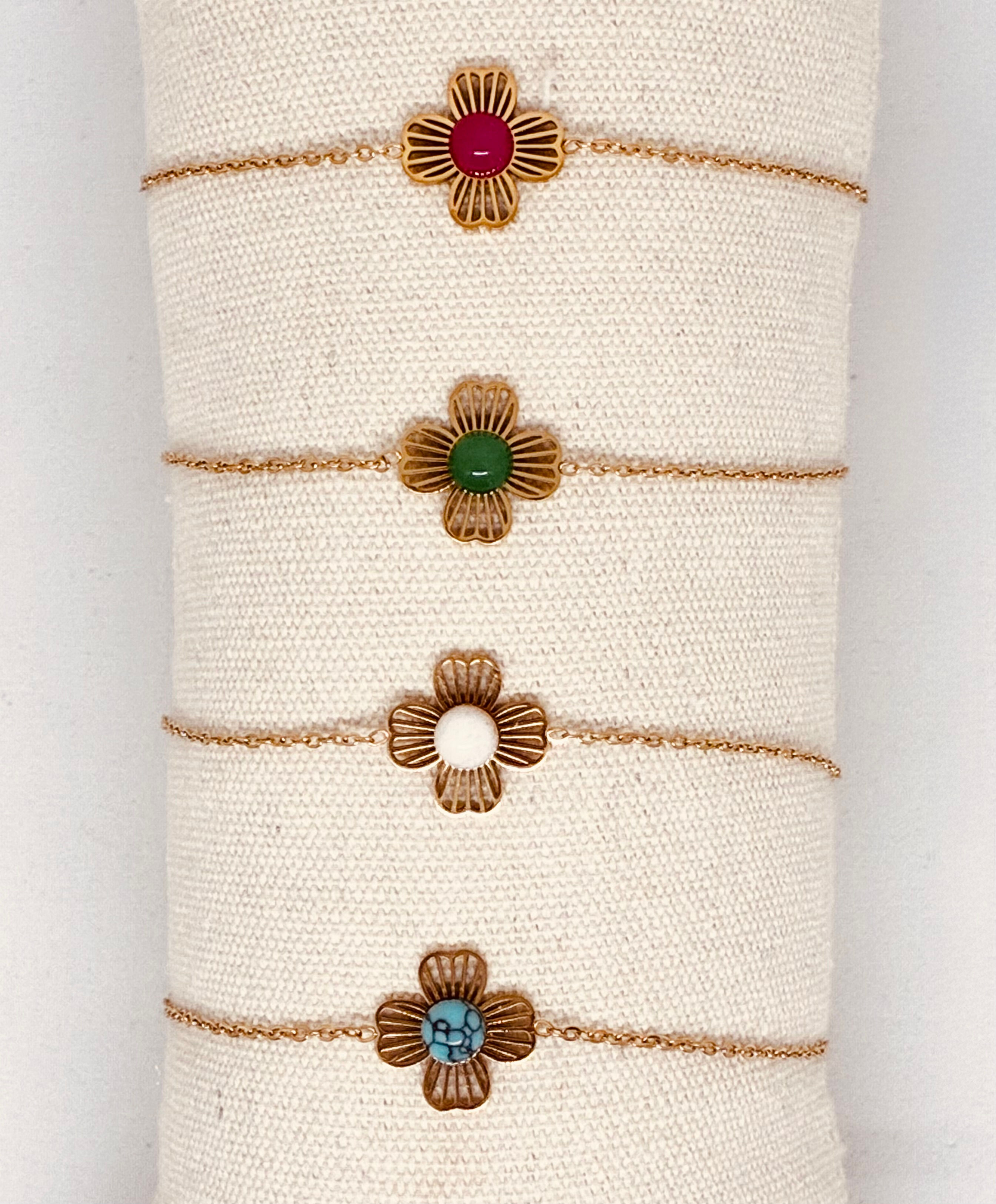 Bracelet en acier inoxydable doré Oranïs Jewelry