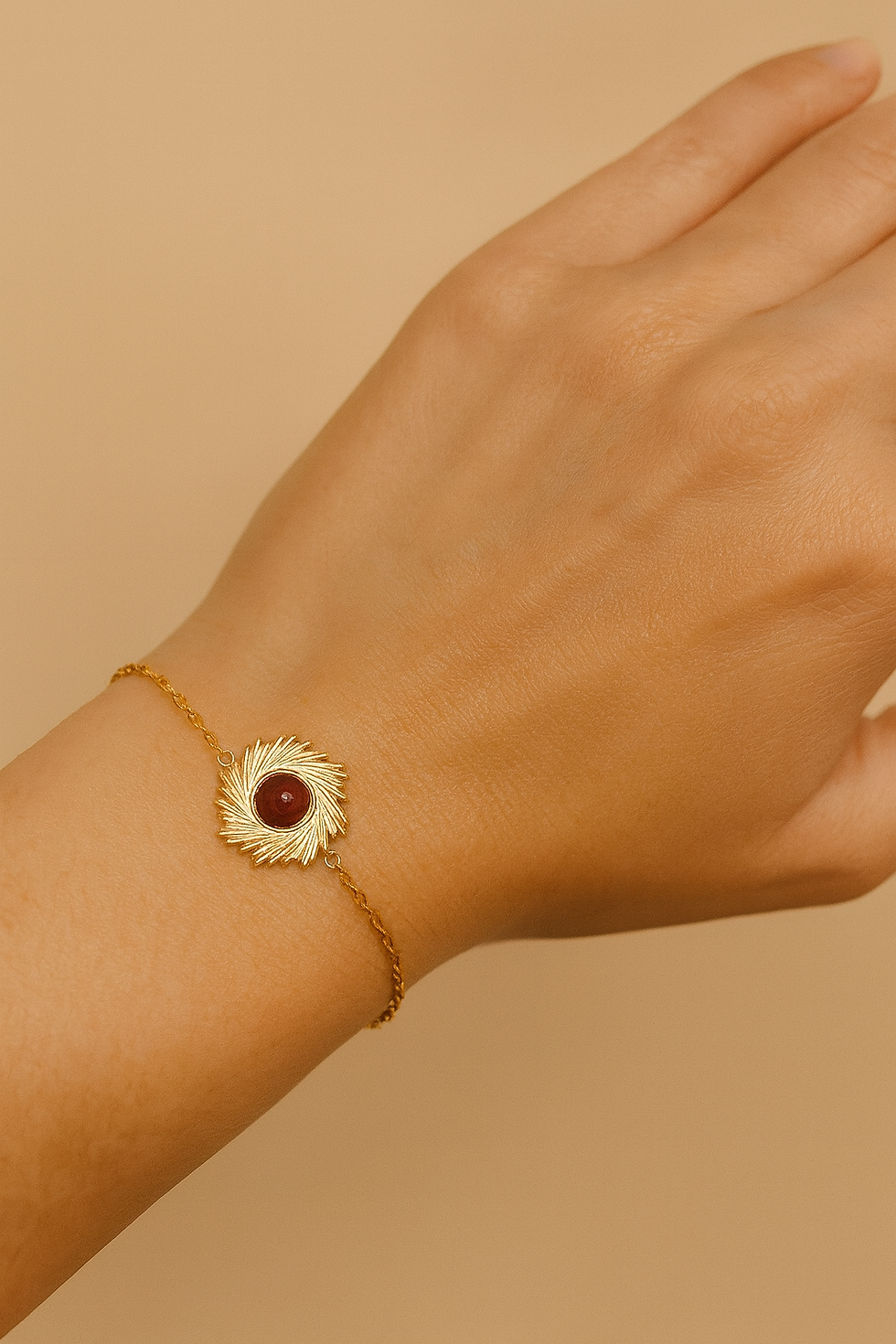 Bracelet en acier inoxydable doré Oranïs Jewelry