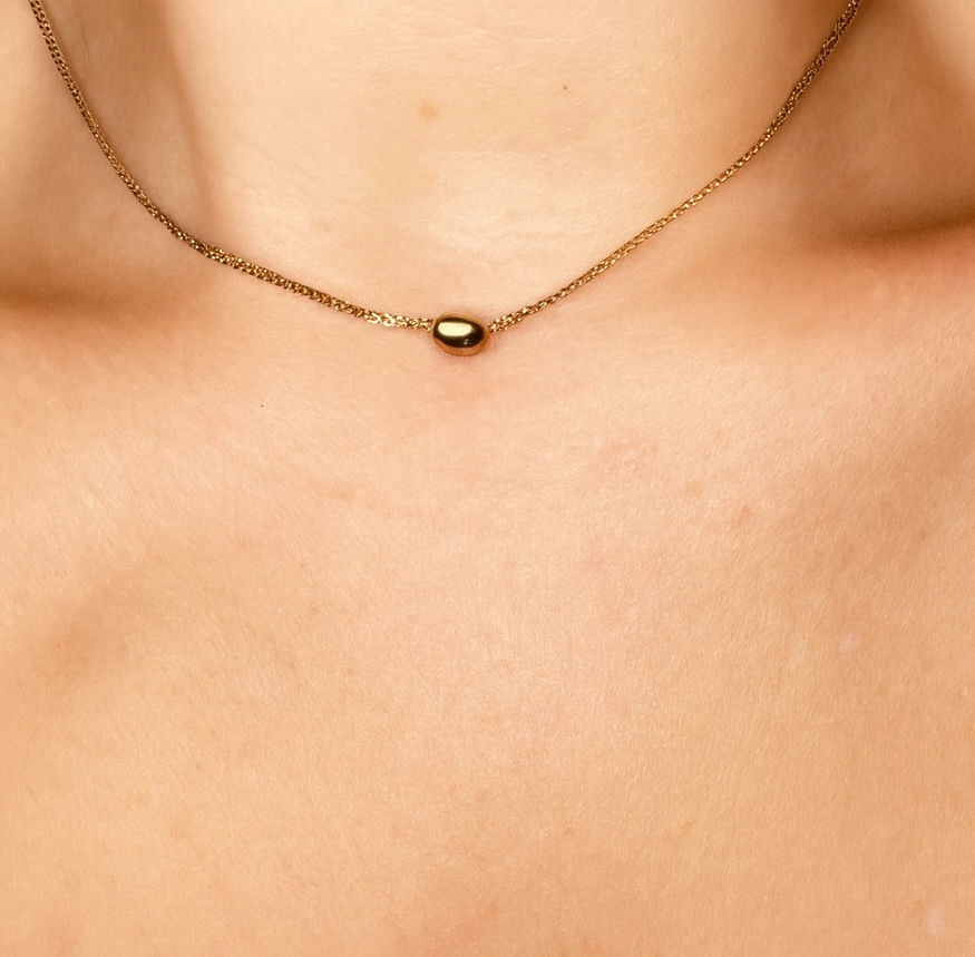 Collier en acier inoxydable doré Oranïs Jewelry