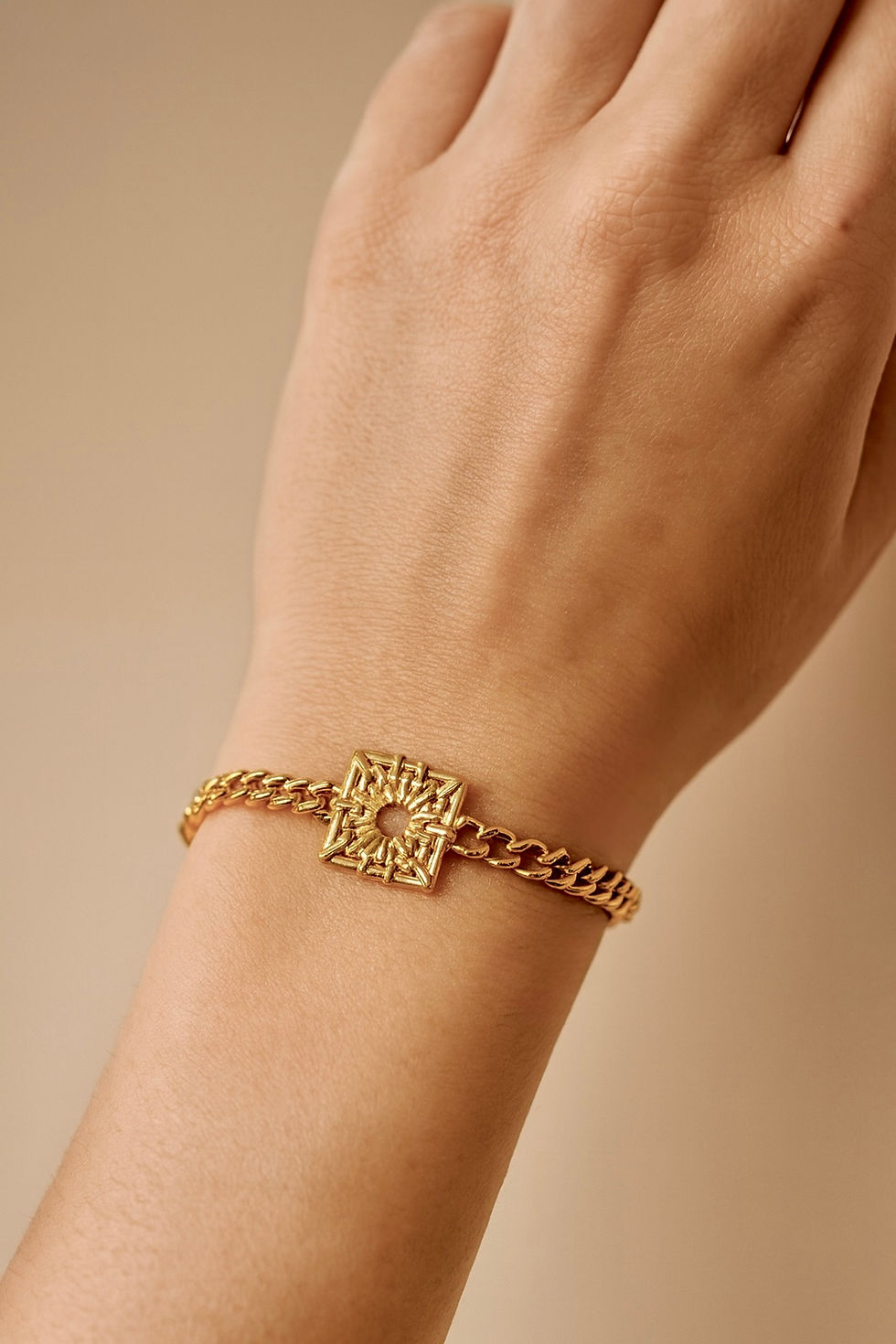 Bracelet en acier inoxydable doré Oranïs Jewelry