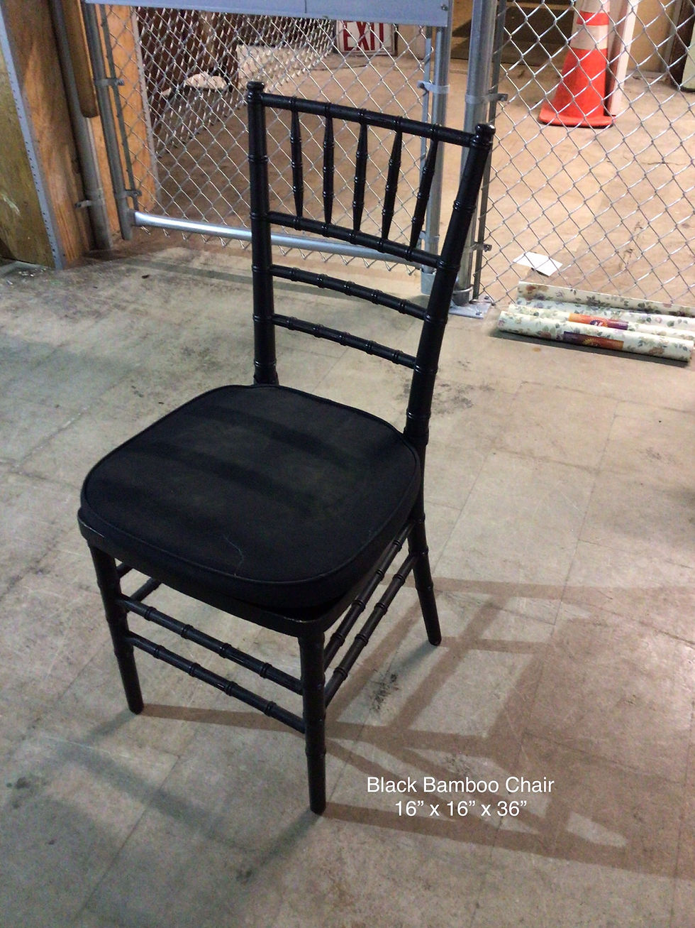 Black Bamboo Chair [C0040]