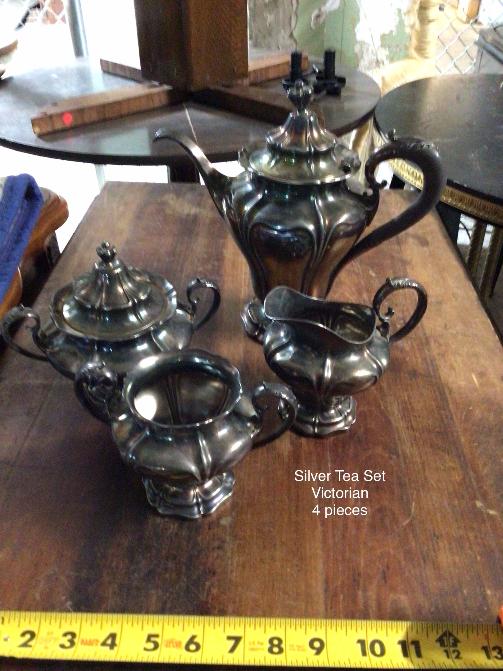 [K0085] Silver Tea Set