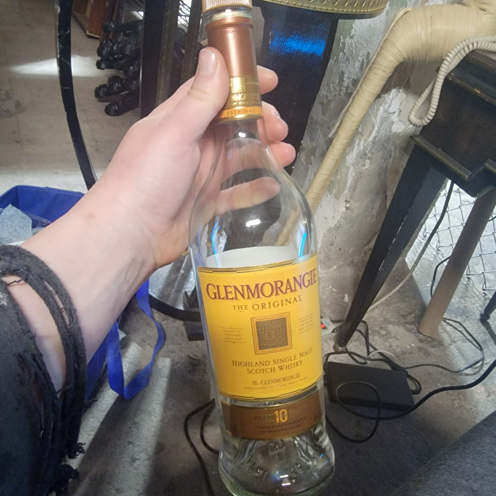 [F0003] Glenmorangie Scotch Bottle