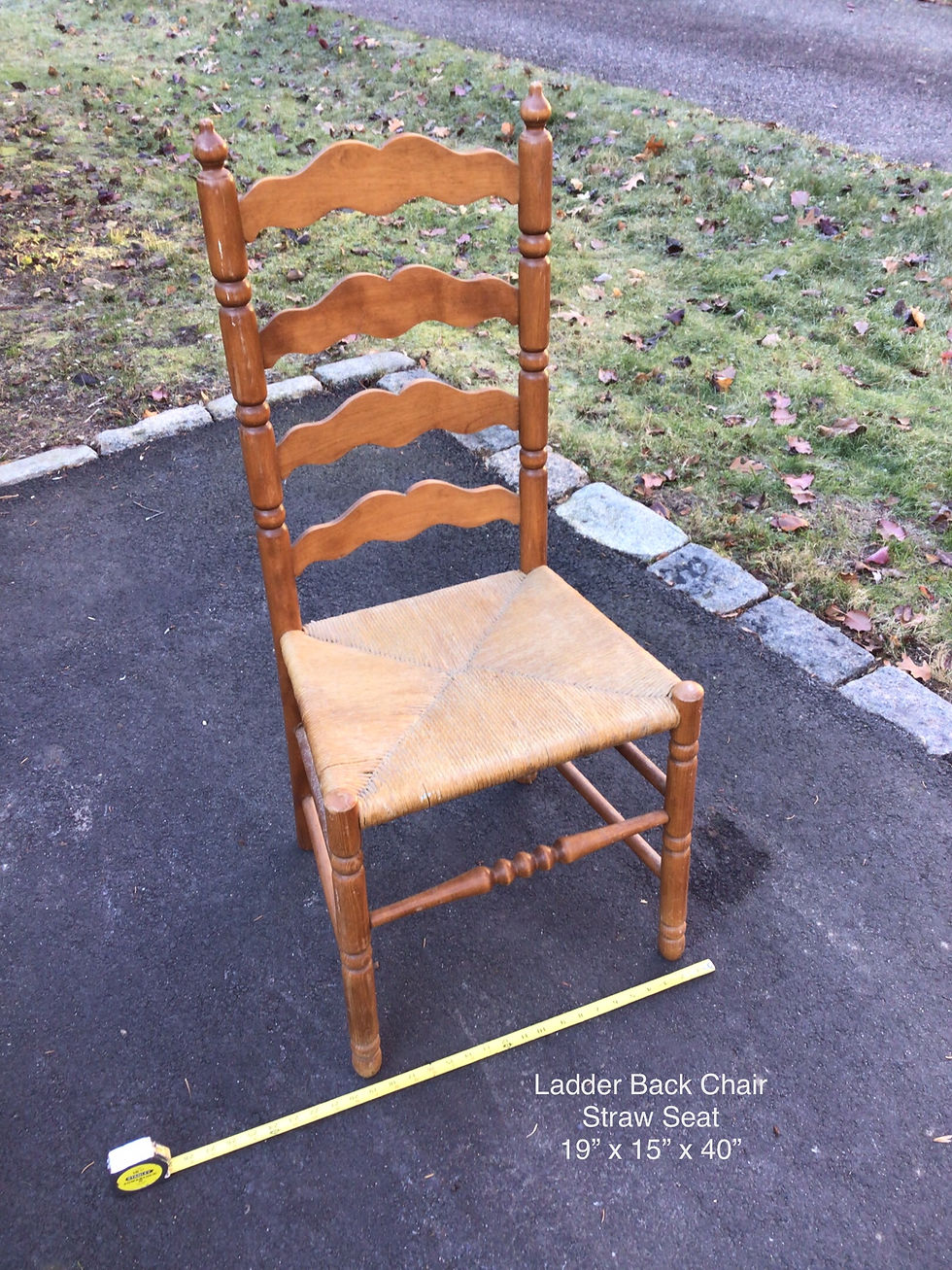 [C0047] Ladder Back Chair - BROKEN