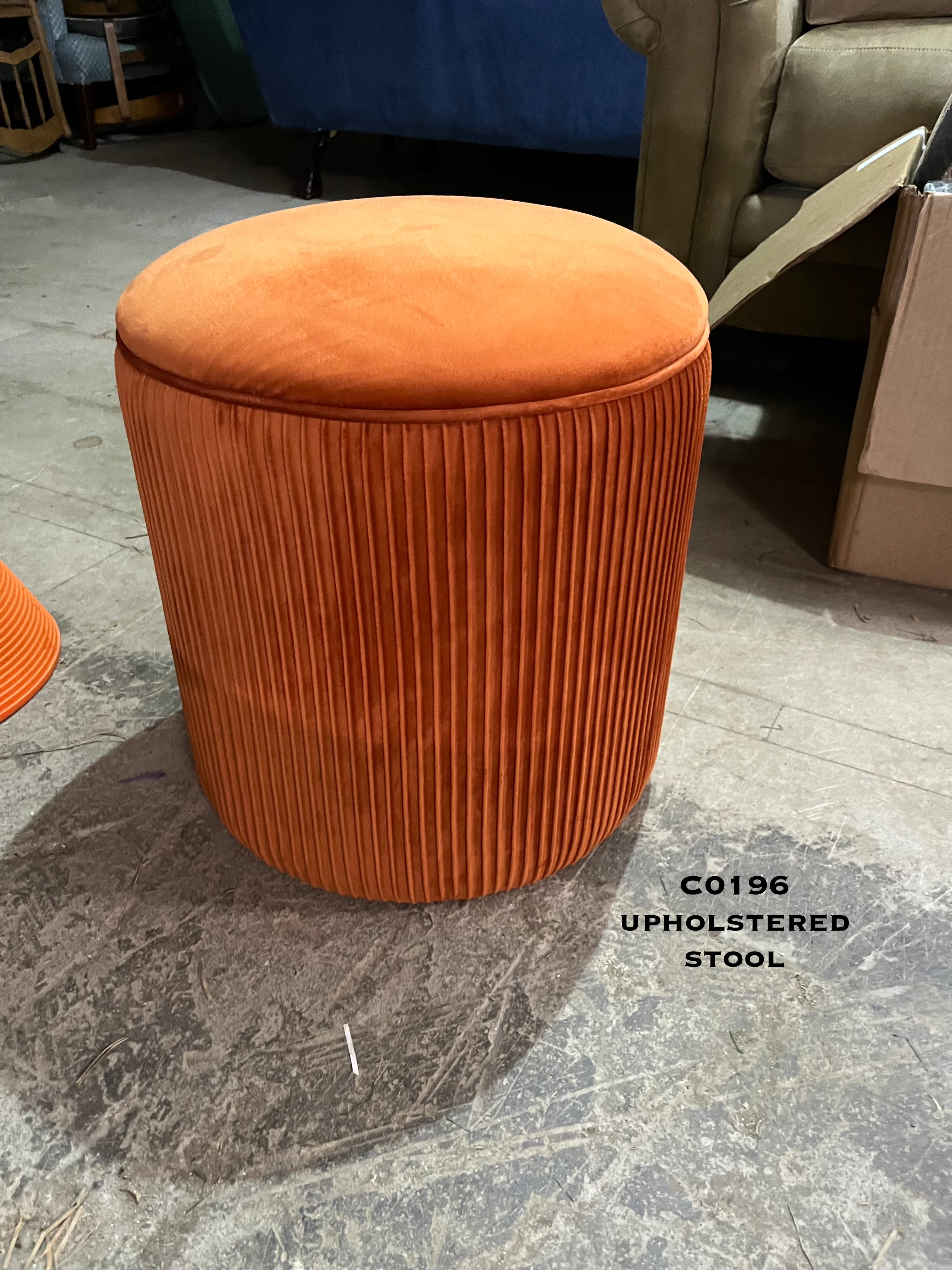 [C0196]Upholstered Stool