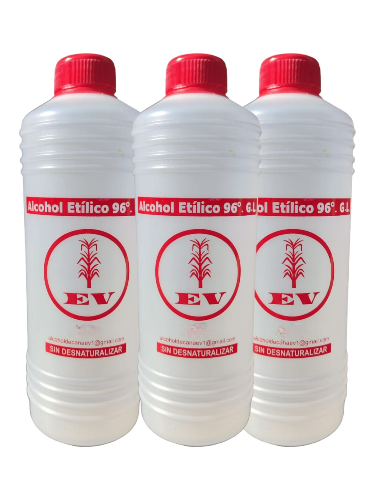 3 Liters of Alcohol ° 96 Undenatured