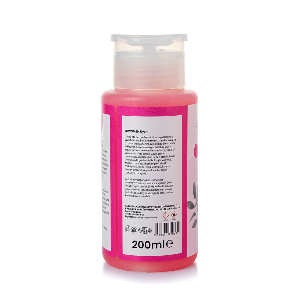 Küçük resim: QI Women Besleyici Oje Çıkarıcı Pompalı Aseton 200ml