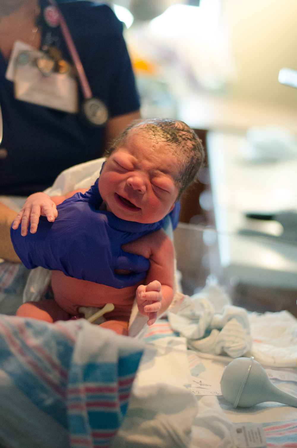 Birthing session at Sarasota Memorial Hospital