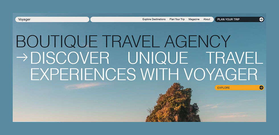 The design focuses on clarity, simplicity, and user engagement, ensuring visitors can easily understand the services offered and take action.