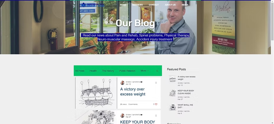 Content management system on a WIX