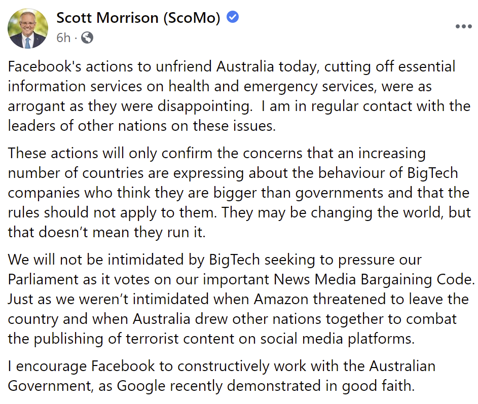Facebook “unfriends” Australia: It’s time to be more creative in your Digital Marketing strategy