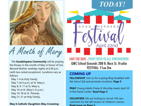 Bulletin: April 22, 2018