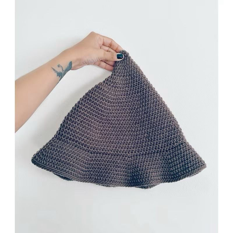 Miniatura: Chapéu Bucket Witch Hat Simples Em Crochê Várias Cores