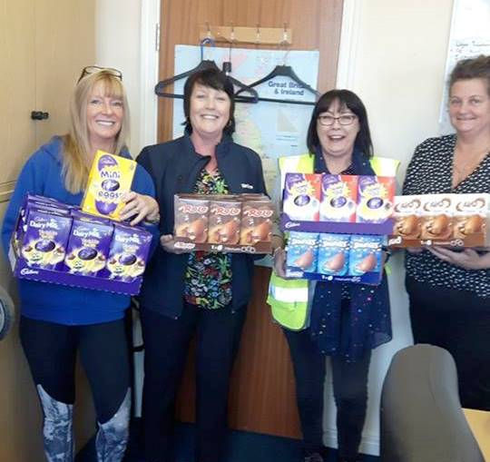 Seddons and Blessing in Disguise Easter Egg Donation