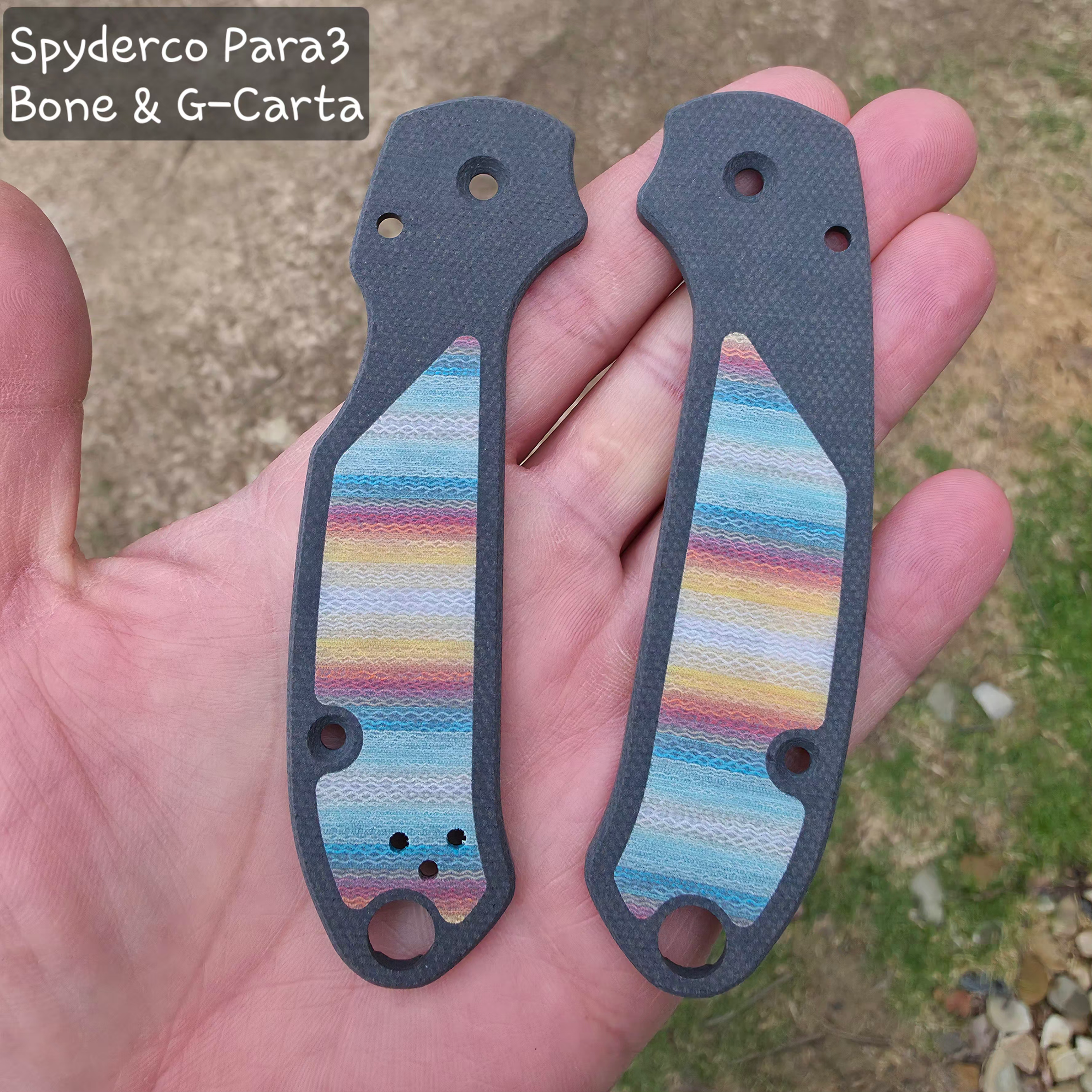 Spyderco Para3 Micarta Scales – RC BladeWorks