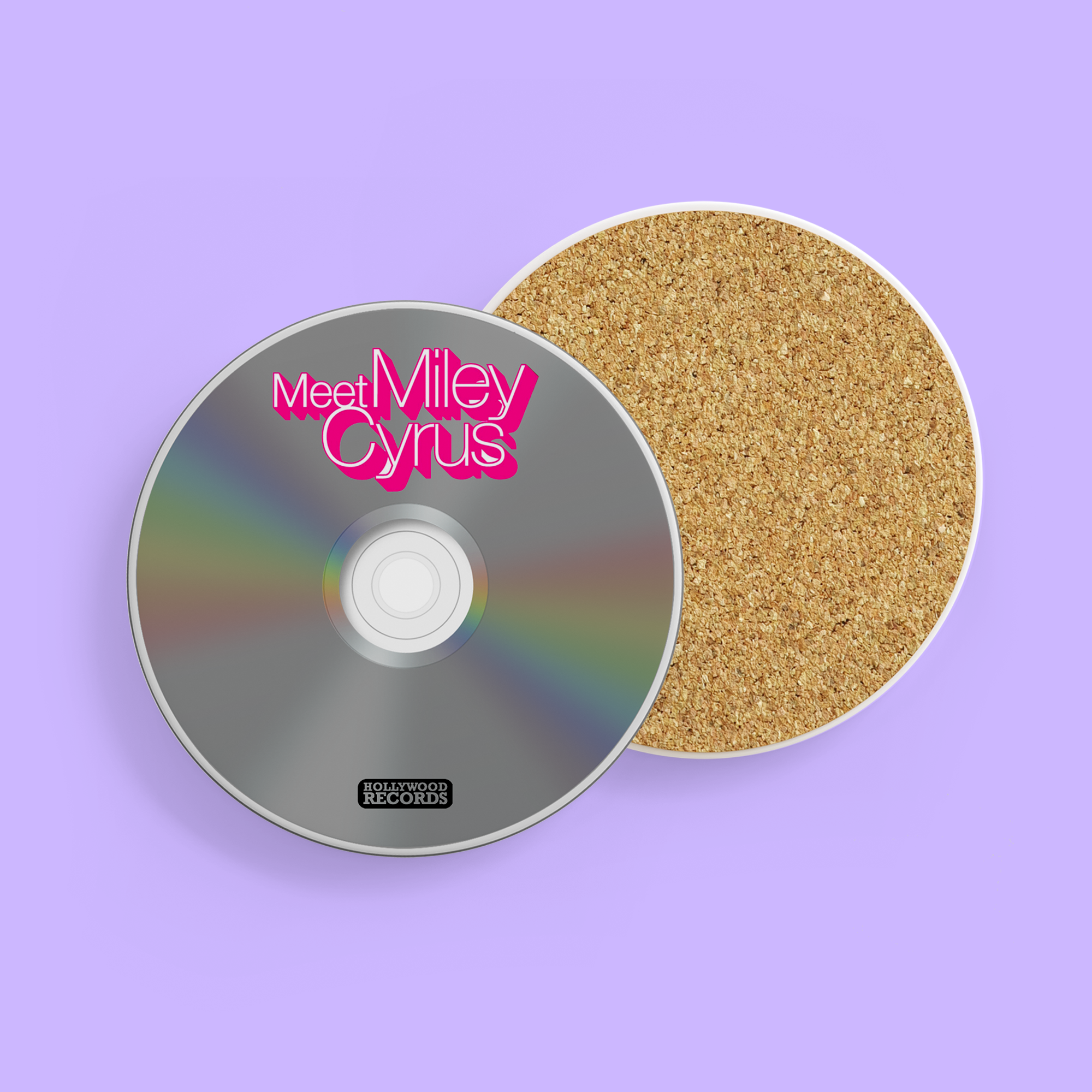 Miley Cyrus CD Coaster - Meet Miley Cyrus