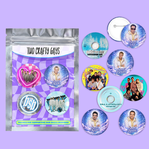 Backstreet Boys Button Packs | Two Crafty Gays Backstreet Boys Button Packs | Two Crafty Gays