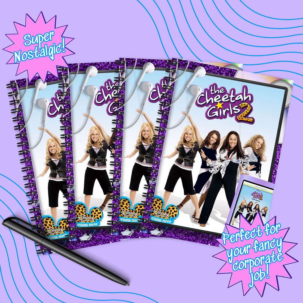 Thumbnail: Cheetah Girls Spiral Notebook