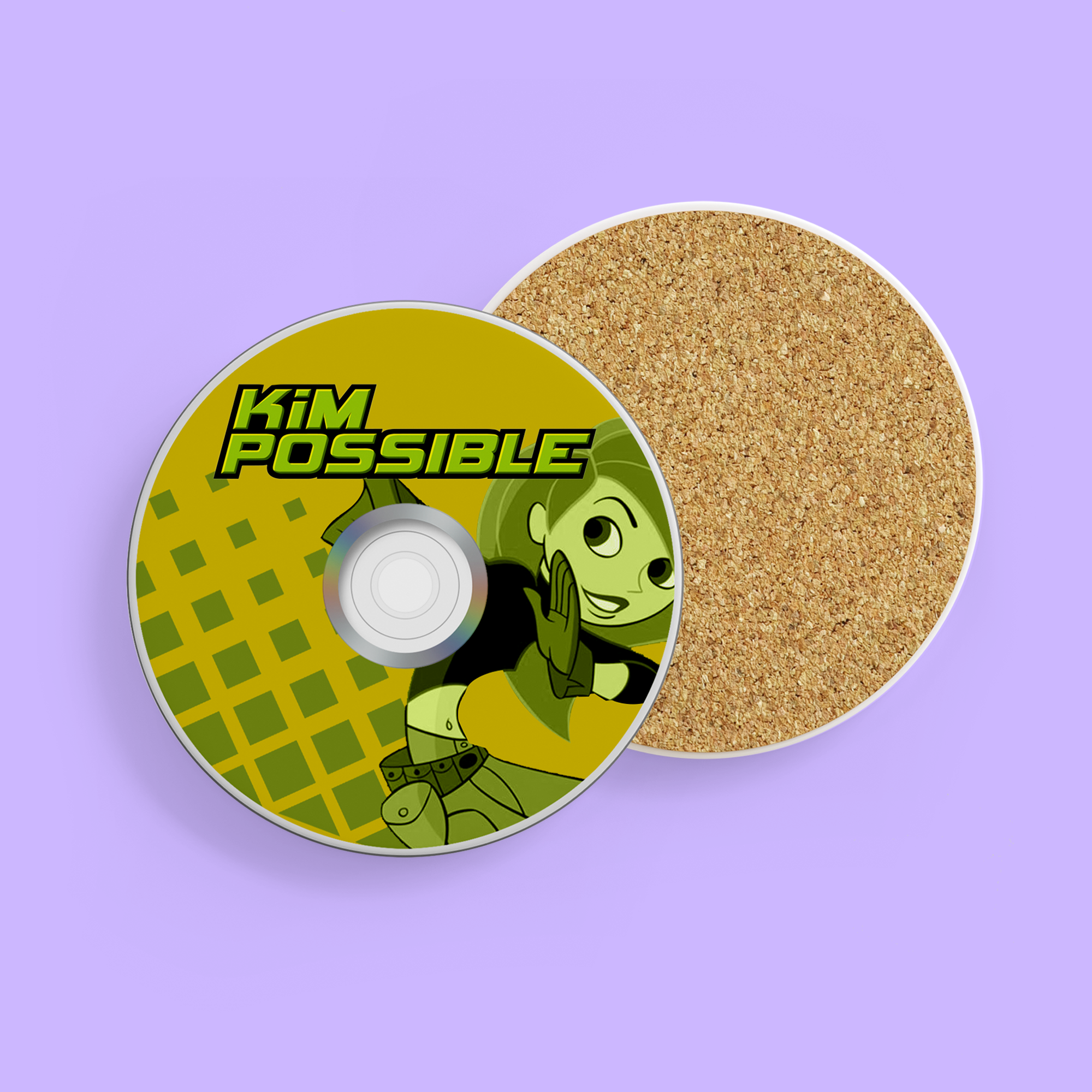 Throwback CD Coaster - Kimpossible