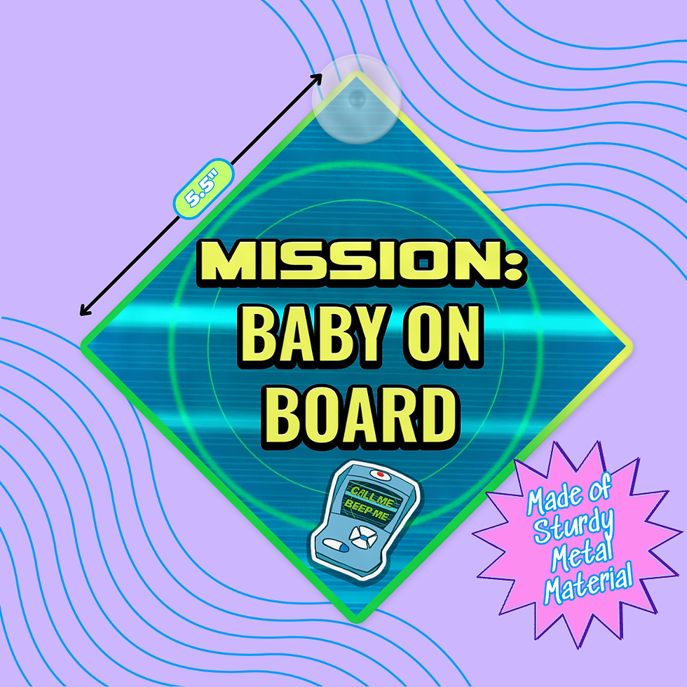 Thumbnail: Kimpossible Baby on Board Sign