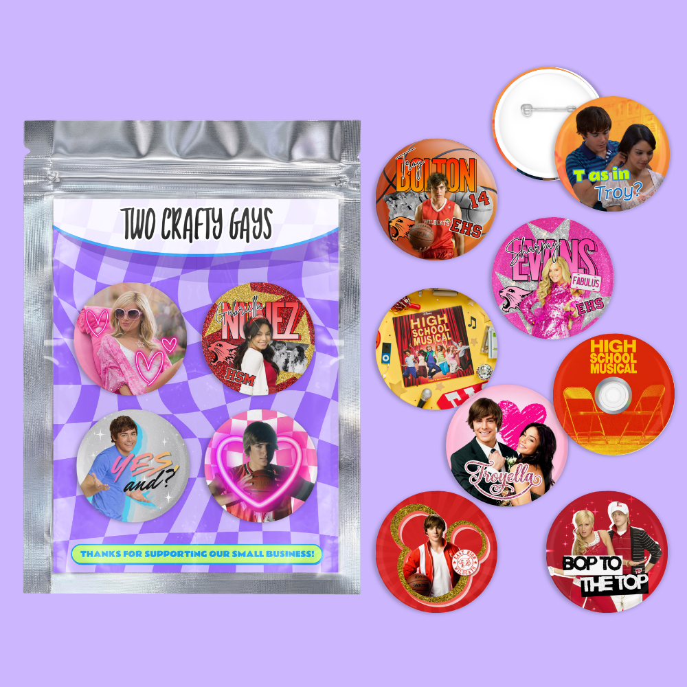 High School Musical Button Packs