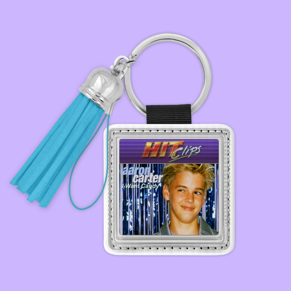 Aaron Carter Hit Clip Keychain - I Want Candy