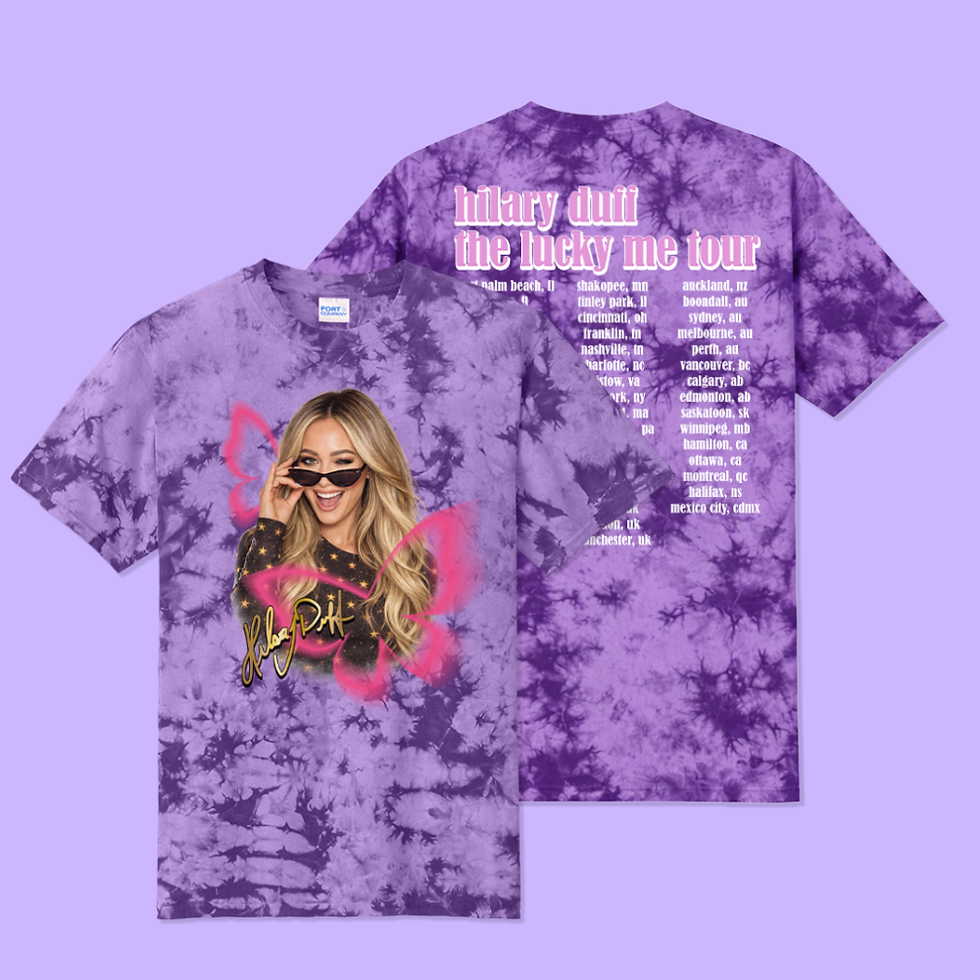 Thumbnail: Hilary Duff Lucky Me Tour Shirt - Wink (Tie Dye)