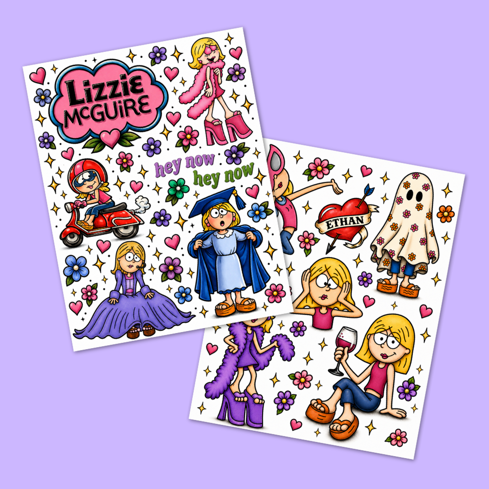 Lizzie McGuire Temporary Tattoos