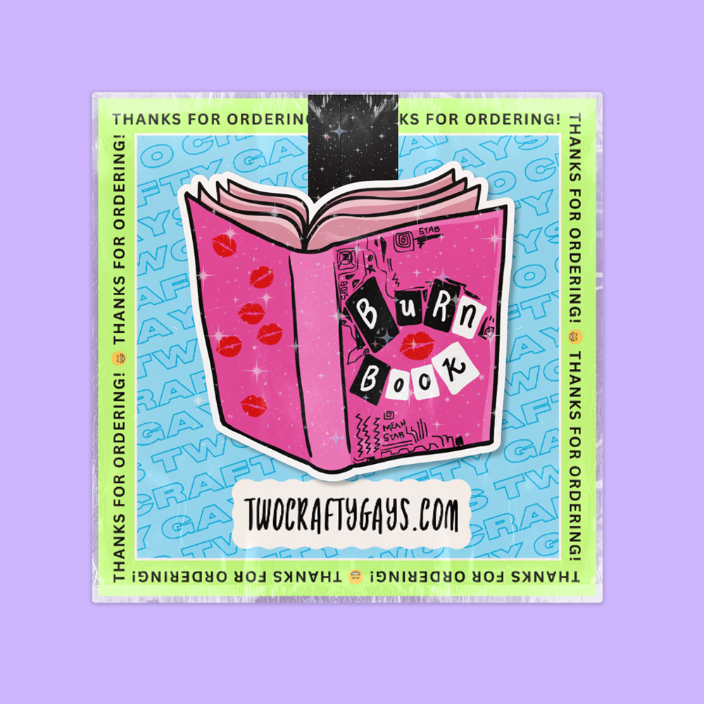 Mean Girls Holographic Magnetic Bookmark - Burn Book