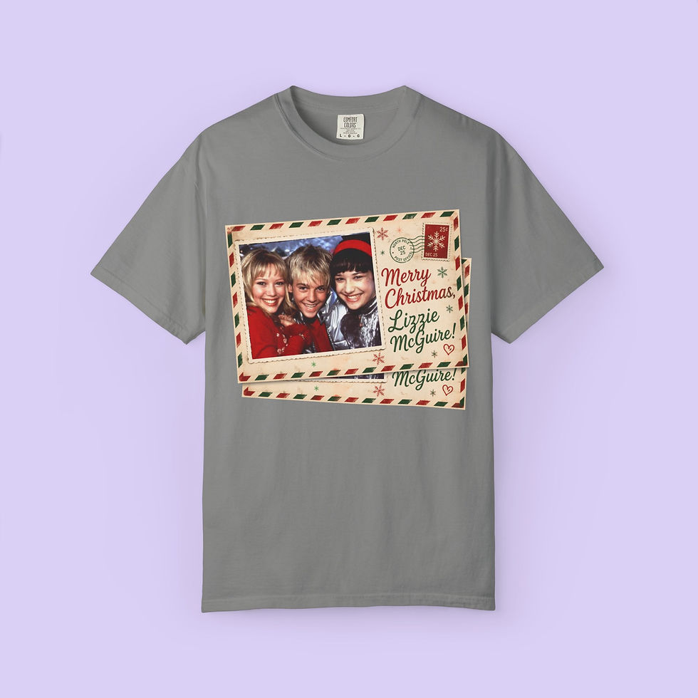 Thumbnail: Lizzie McGuire & Aaron Carter Christmas Shirt