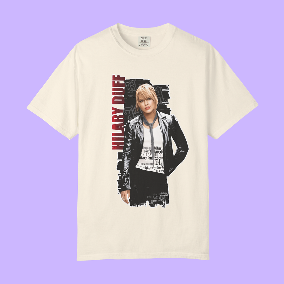 Thumbnail: HD-inspired Vintage Tour Shirt - Newsprint