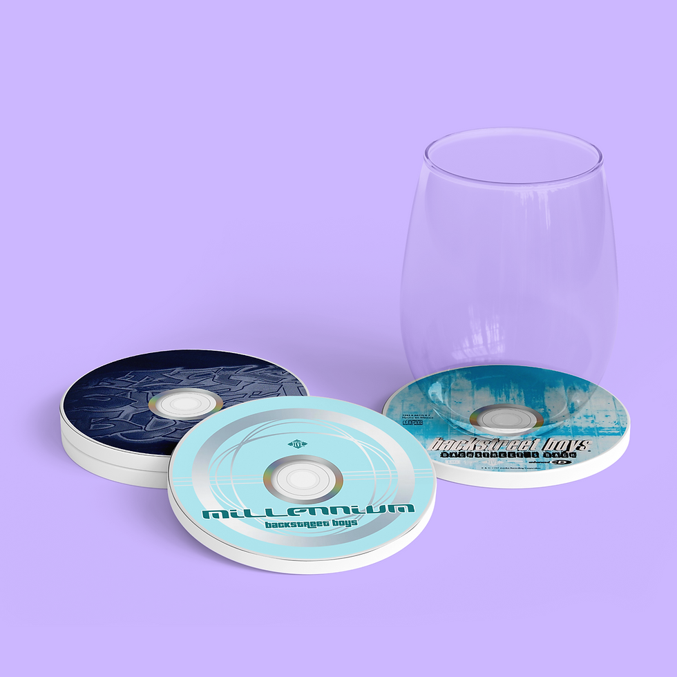Thumbnail: Throwback CD Coaster - Backstreet Boys (Backstreet's Back)