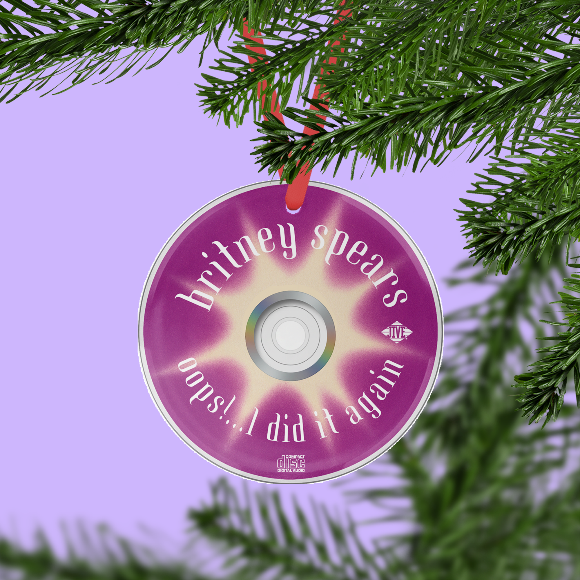 Britney Spears CD Ornament - Oops I Did It Again