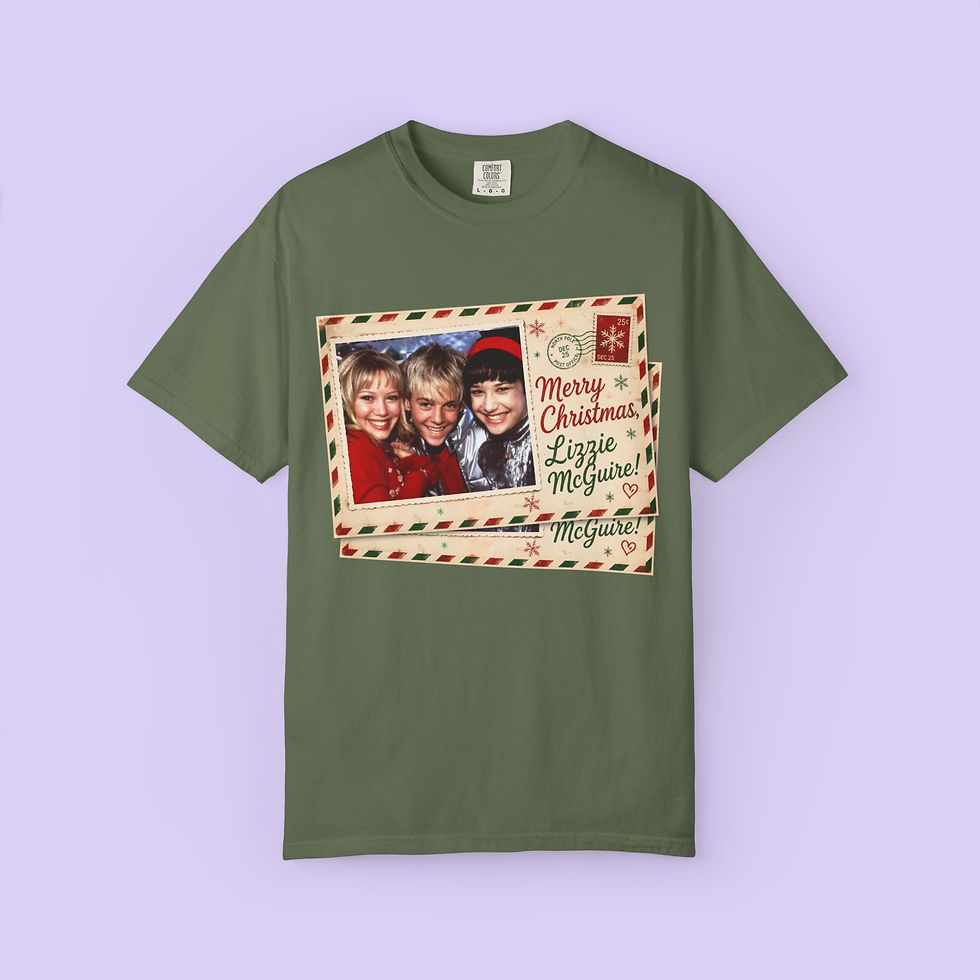Thumbnail: Lizzie McGuire & Aaron Carter Christmas Shirt