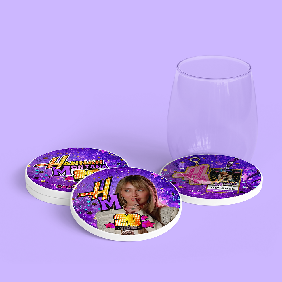 Thumbnail: Hannah Montana 20th Anniversary Coaster - Full Logo