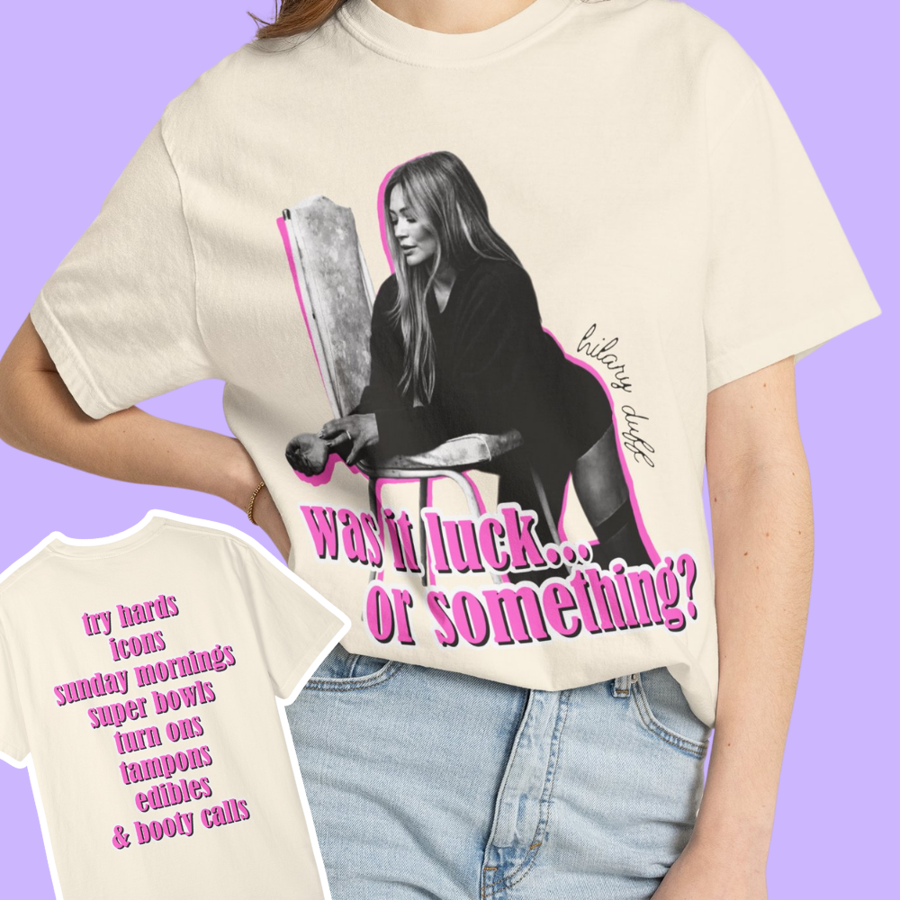 Hilary Duff "Adult Size Medium" Lyrics Shirt
