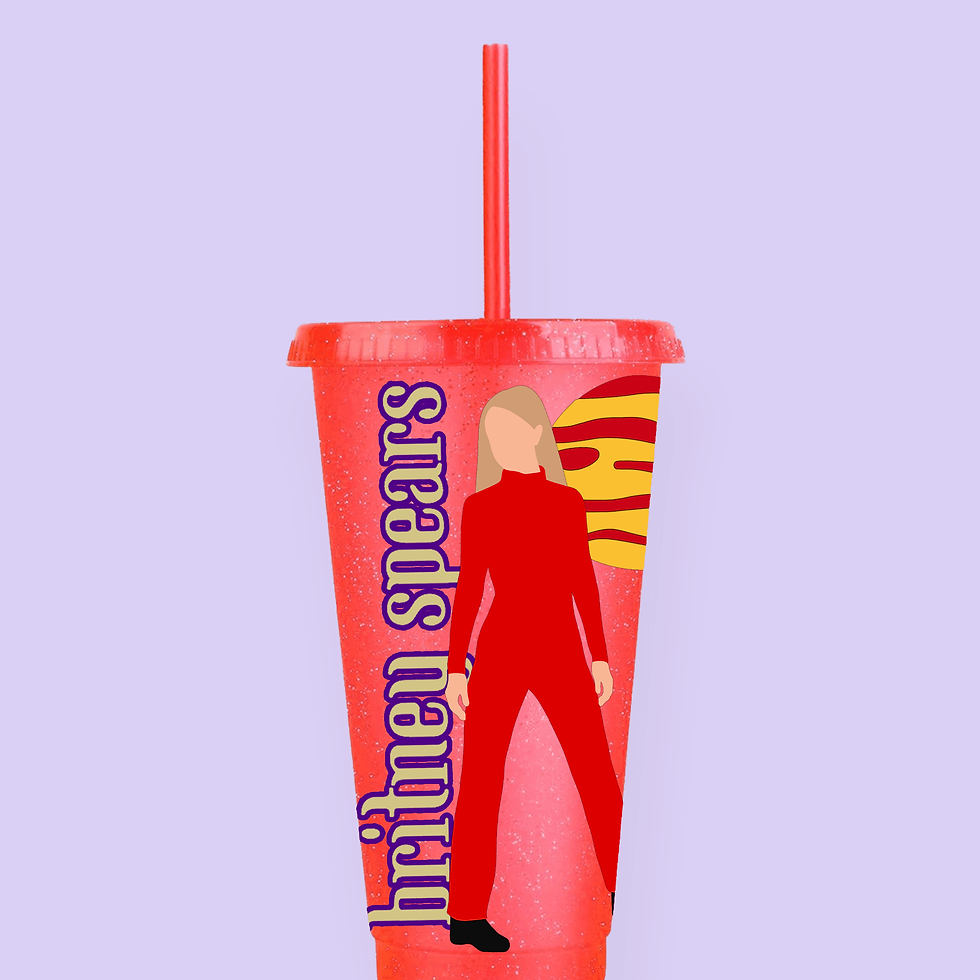 Britney Spears Personalized Tumbler Cup - Oops I Did It Again