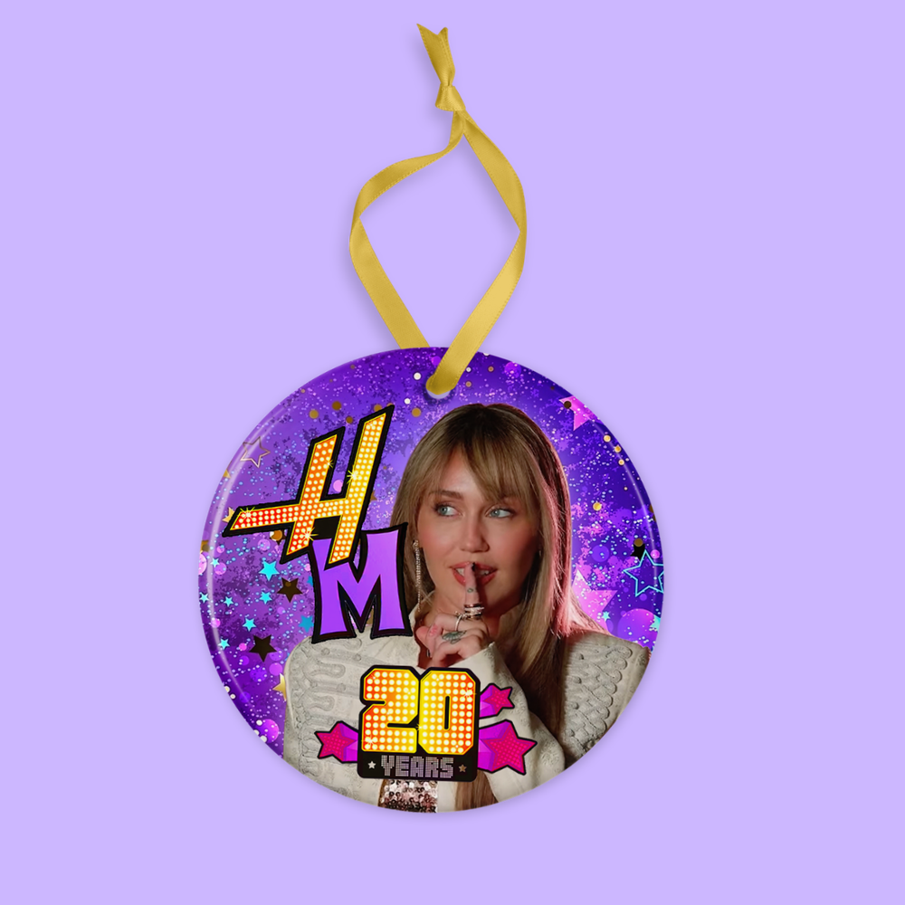 Hannah Montana 20th Anniversary Ornament - Shhh!