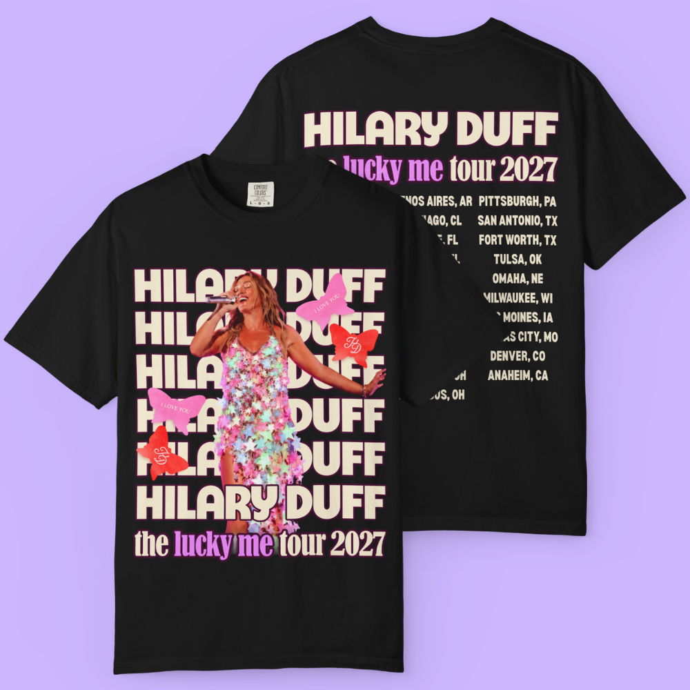 HD-inspired Lucky Me Tour 2027 Shirt