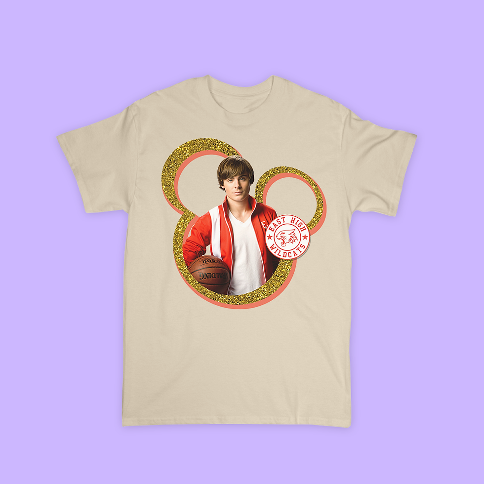 Thumbnail: High School Musical Disney Channel Shirt - Troy Bolton