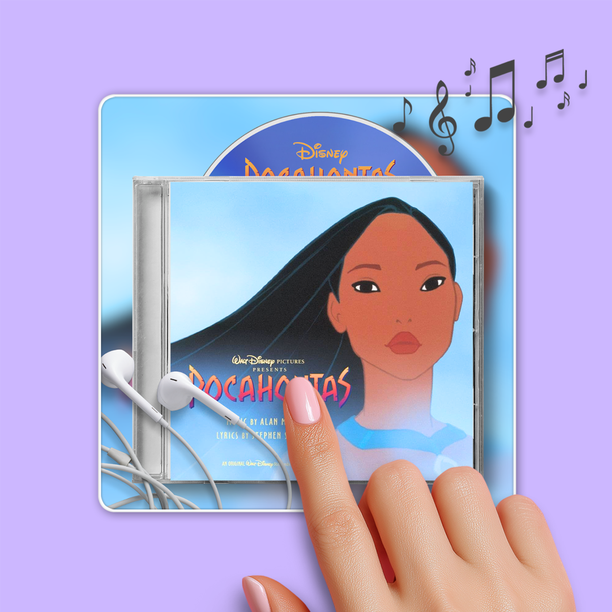 Pocahontas Musical Magnet